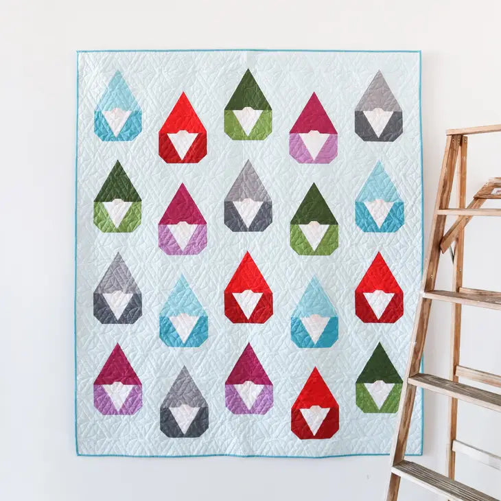Nordic Gnome quilt pattern, printed