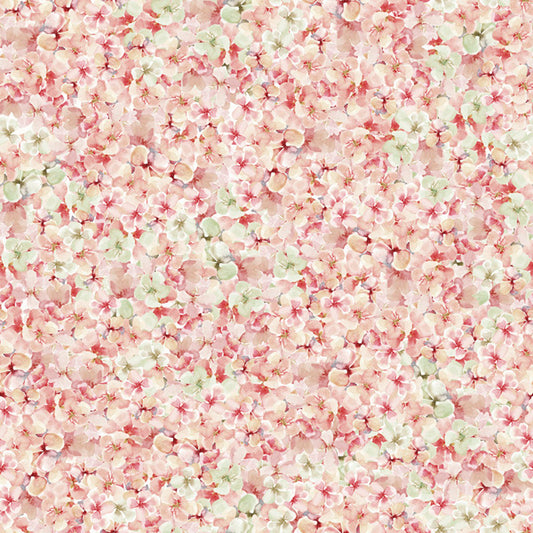 River's Bend - Hope - Hydrangea - Pink Fabric by the yard