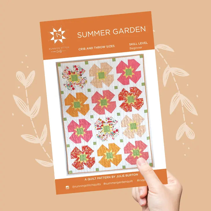Summer Garden Quilt Pattern - PRINTED